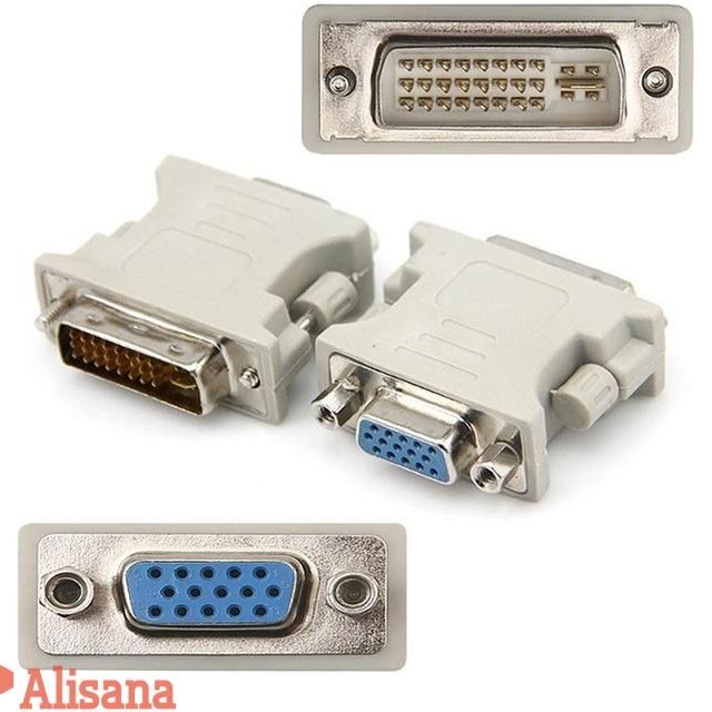 تبدیل کوچک DVI TO VGA تبدیل