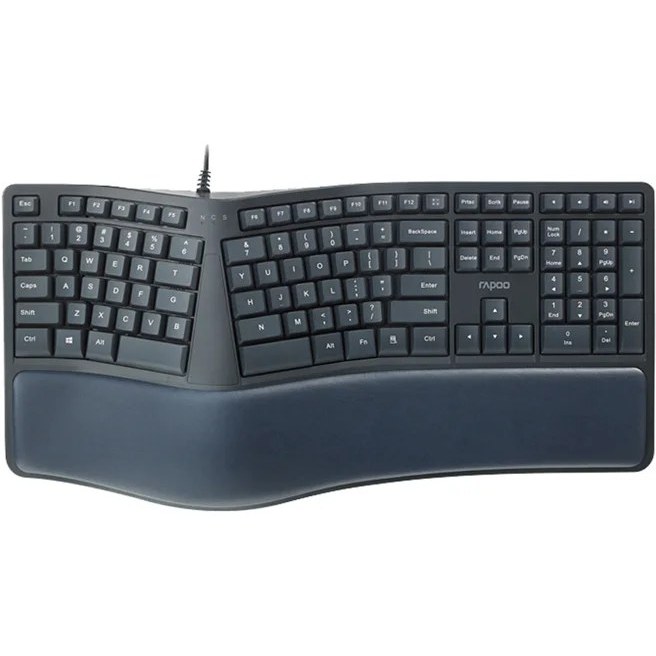 کیبورد ارگونومیک سیم دار رپو مدل Rapoo NK8800