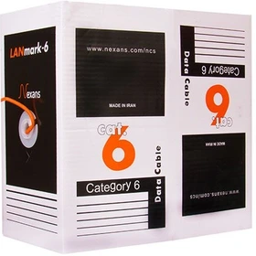 کابل شبکه نگزنس مدل CAT6 UTP طول 305 متر بدون تست